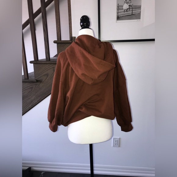 ABERCROMBIE & FITCH SOFT AF essential mini sunday hoodie SIZE LARGE 2 AVAIL - Picture 6 of 9